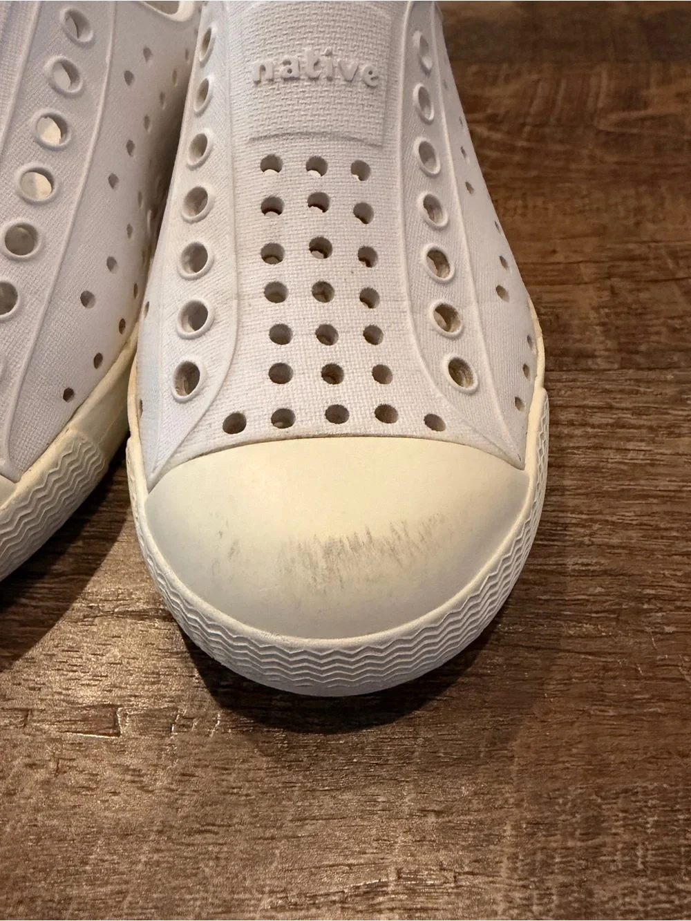 Native Jefferson Kids Slip-On Water Shoes White Size C10